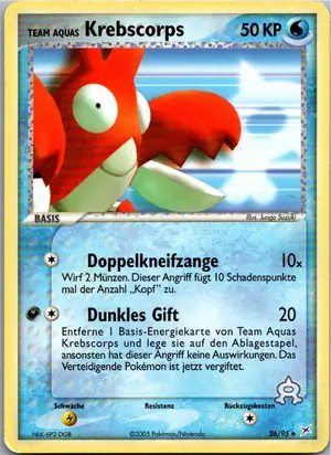Krebscorps Exemplar 3,25 €