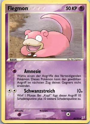 Pokémon-Karte Flegmon 45/95 EX Team Magma vs Team Aqua