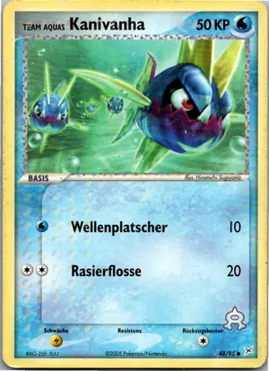 Pokémon-Karte Kanivanha 48/95 EX Team Magma vs Team Aqua