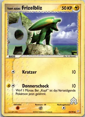 Pokémon-Karte Frizelbliz 52/95 EX Team Magma vs Team Aqua