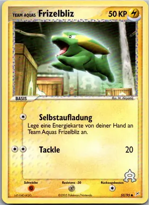Pokémon-Karte Frizelbliz 53/95 EX Team Magma vs Team Aqua