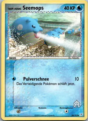 Pokémon-Karte Seemops 56/95 EX Team Magma vs Team Aqua