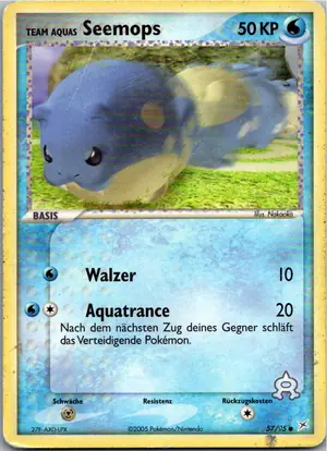 Pokémon-Karte Seemops 57/95 EX Team Magma vs Team Aqua