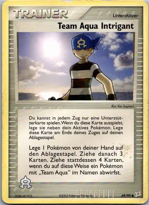 Pokémon-Karte Team Aqua Intrigant 69/95 EX Team Magma vs Team Aqua