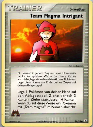Pokémon-Karte Team Magma Intrigant 70/95 EX Team Magma vs Team Aqua