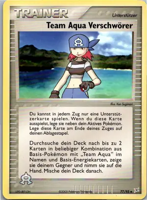 Team Aqua Verschwörer Exemplar 2,95 €