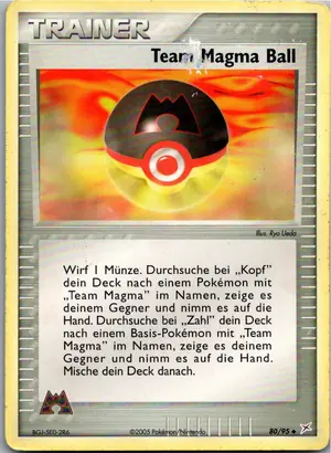 Pokémon-Karte Team Magma Ball 80/95 EX Team Magma vs Team Aqua