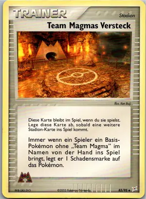 Team Magmas Versteck Exemplar 2,95 €