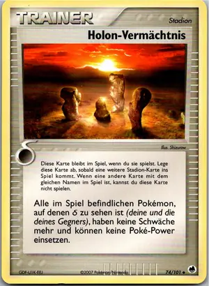 Pokémon-Karte Holon Vermächtnis 74/101 EX Dragon Frontiers