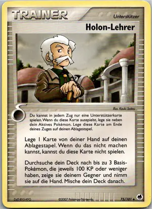 Pokémon-Karte Holon Lehrer 75/101 EX Dragon Frontiers