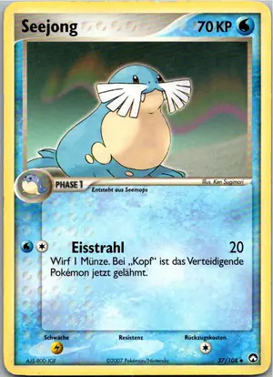 Pokémon-Karte Seejong 37/108 EX Power Keepers