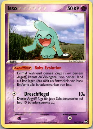 Pokémon-Karte Isso 70/108 EX Power Keepers