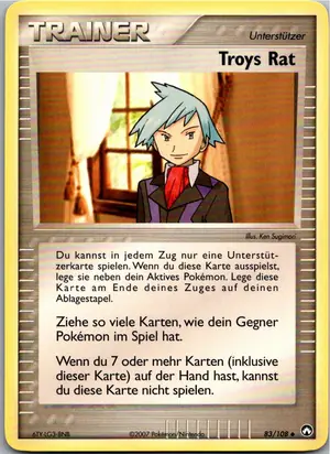 Pokémon-Karte Troys Rat 83/108 EX Power Keepers