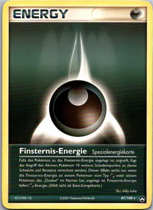 Pokémon-Karte Finsternis-Energie 87/108 EX Power Keepers