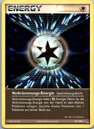 Pokémon-Karte Verkrümmungs-Energie 91/108 EX Power Keepers