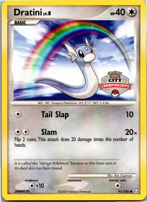 Pokémon-Karte Dratini 91/146 Erwachte Legenden