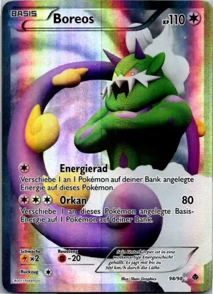 Pokémon-Karte Boreos 98/98 Aufstreben der Mächtigen
