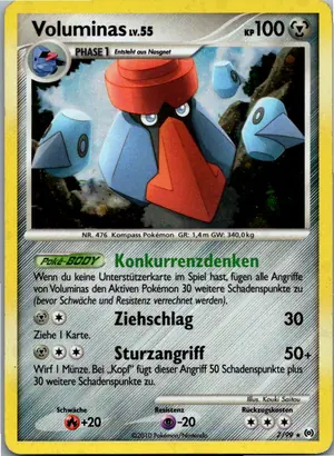 Pokémon-Karte Voluminas 7/99 Arceus