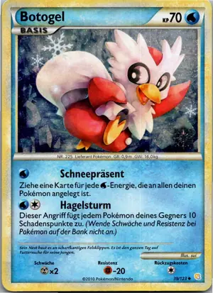 Pokémon-Karte Botogel 39/123 HeartGold SoulSilver