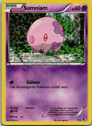 Pokémon-Karte Somniam 7/12 McDonald's Collection 2011