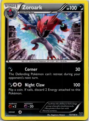 Pokémon-Karte Zoroark 73/146 XY