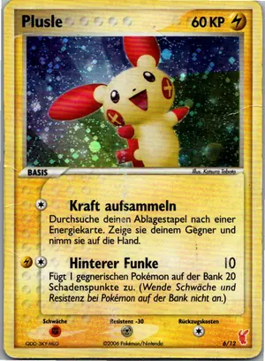 Pokémon-Karte Plusle 6/12 EX trainer Kit 2 (Plusle)