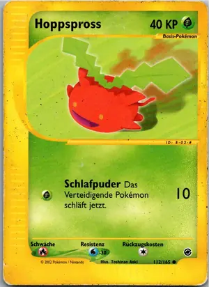 Pokémon-Karte Hoppspross 112/165 Expedition