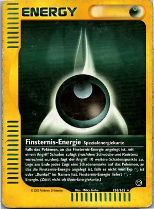 Pokémon-Karte Finsternis-Energie 158/165 Expedition