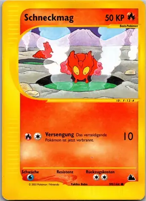 Pokémon-Karte Schneckmag 99/144 Skyridge