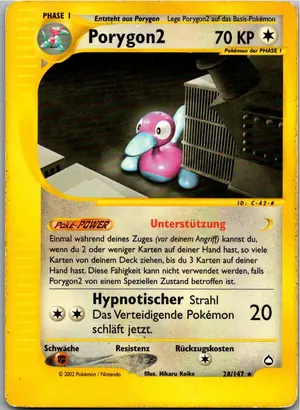 Porygon2 28/147 Aquapolis – Vorderseite