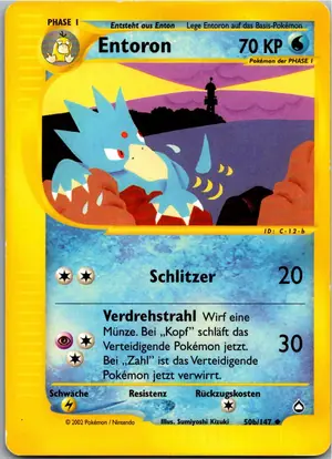 Pokémon-Karte Entoron 50B/147 Aquapolis