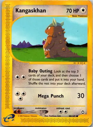 Pokémon-Karte Kangaskhan Kangama 88/147 Aquapolis