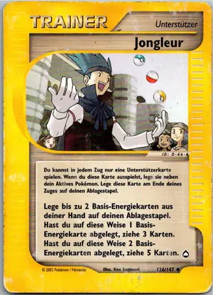Pokémon-Karte Jongleur 126/147 Aquapolis