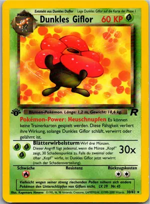 Pokémon-Karte Dunkles Giflor 30/82 Team Rocket