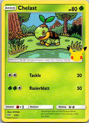 Pokémon-Karte Chelast 4/25 McDonald's Collection 2021