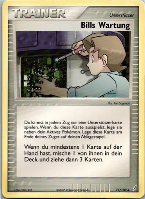 Bills Wartung Exemplar 1,95 €