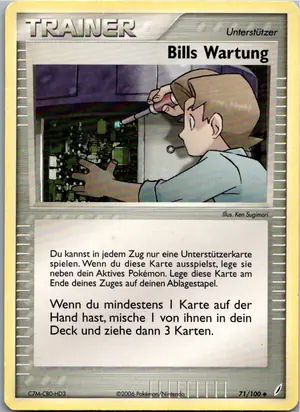 Bills Wartung Exemplar 1,95 €