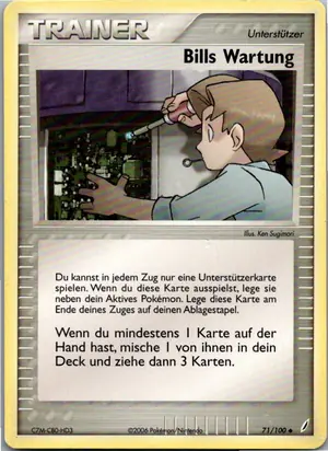 Bills Wartung Exemplar 1,95 €