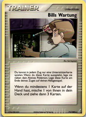 Bills Wartung Exemplar 1,95 €