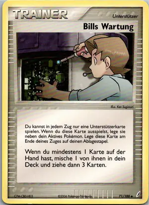 Bills Wartung Exemplar 1,95 €