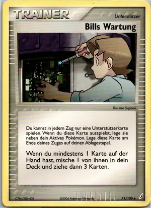 Bills Wartung Exemplar 1,95 €