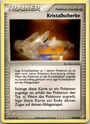 Pokémon-Karte Crystal Shard Kristallscherbe 76/100 EX Crystal Guardians