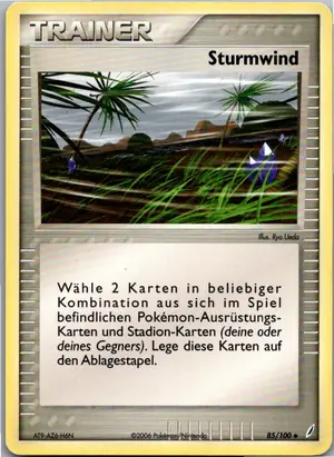 Pokémon-Karte Sturmwind 85/100 EX Crystal Guardians