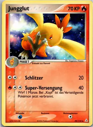Pokémon-Karte Jungglut 39/110 EX Holon Phantoms