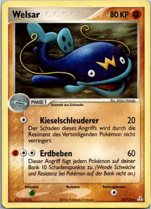 Pokémon-Karte Welsar 55/110 EX Holon Phantoms