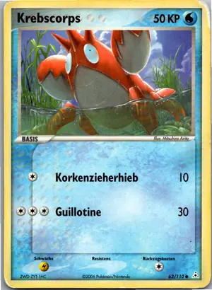 Krebscorps Exemplar 1,95 €