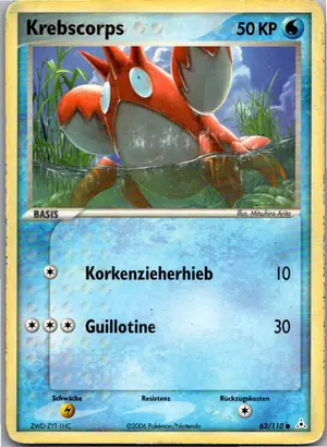 Krebscorps Exemplar 1,95 €