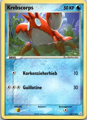 Krebscorps Exemplar 1,95 €