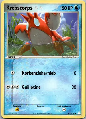 Krebscorps Exemplar 1,95 €