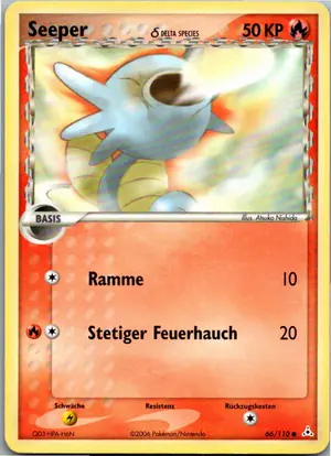 Pokémon-Karte Seeper 66/110 EX Holon Phantoms